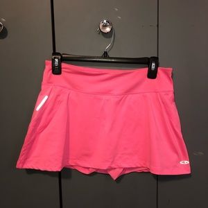 Hot pink athletic skort